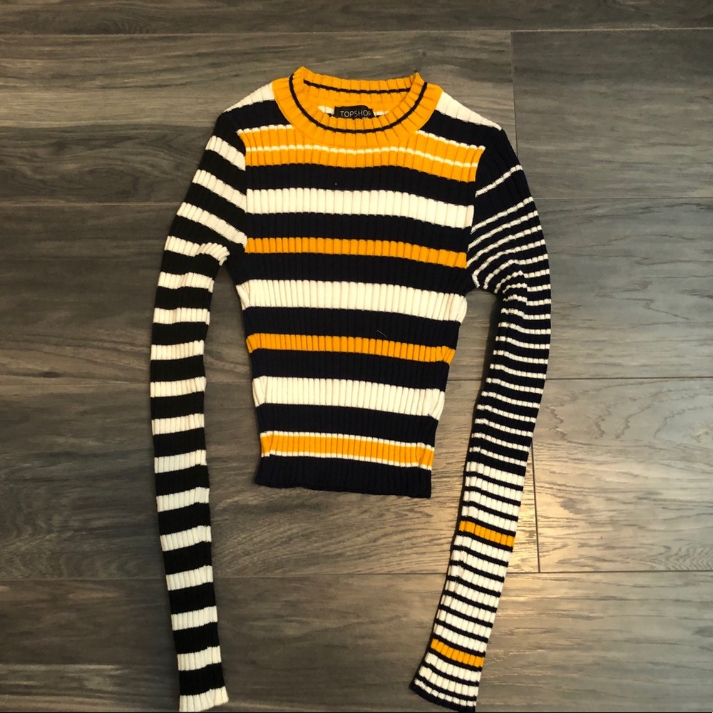 Striped sweater top